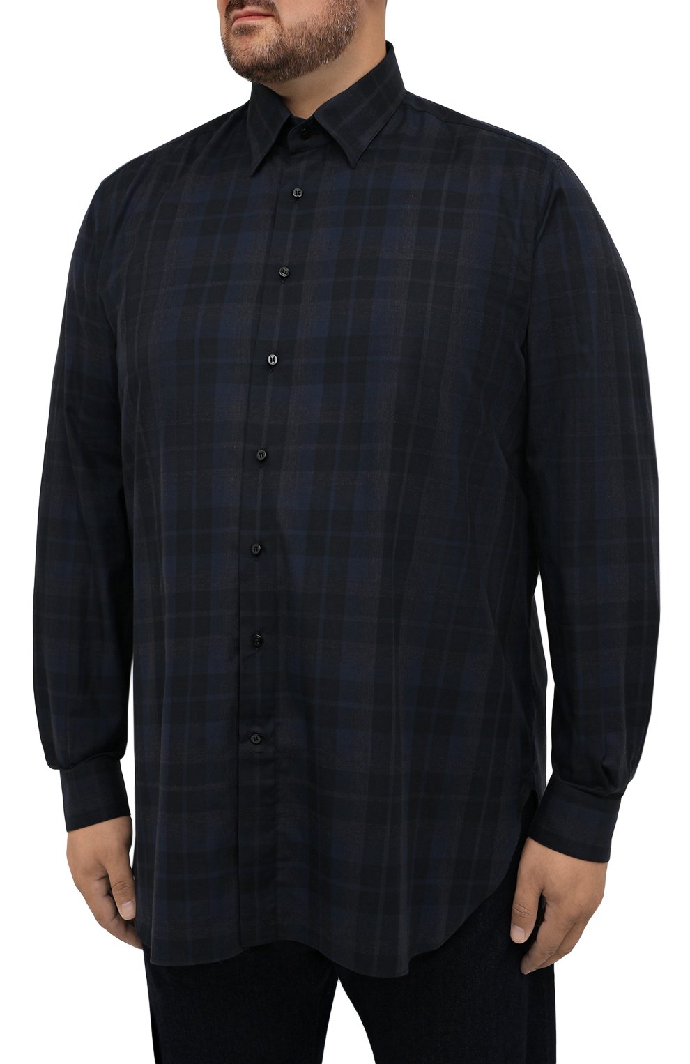 Хлопковая рубашка ZILLI, арт. MFW-21011-186/ZS5210/45-49, фото 3