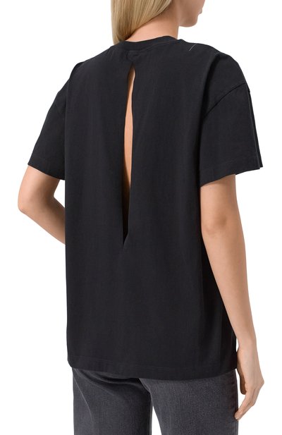 Хлопковая футболка MM6, арт. S52NF0012/M20050, фото 4