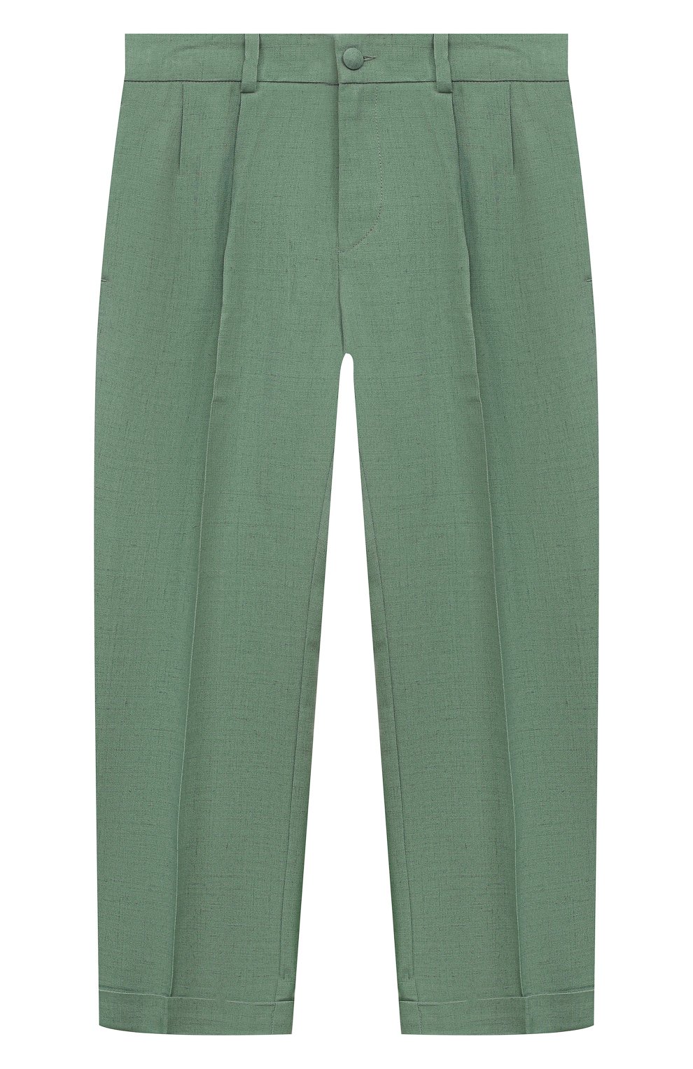 Брюки из вискозы GUCCI зеленого цвета по цене 43100 руб., арт. 622125 XWAI3, фото 1 Брюки из вискозы GUCCI, арт. 622125 XWAI3, фото 1