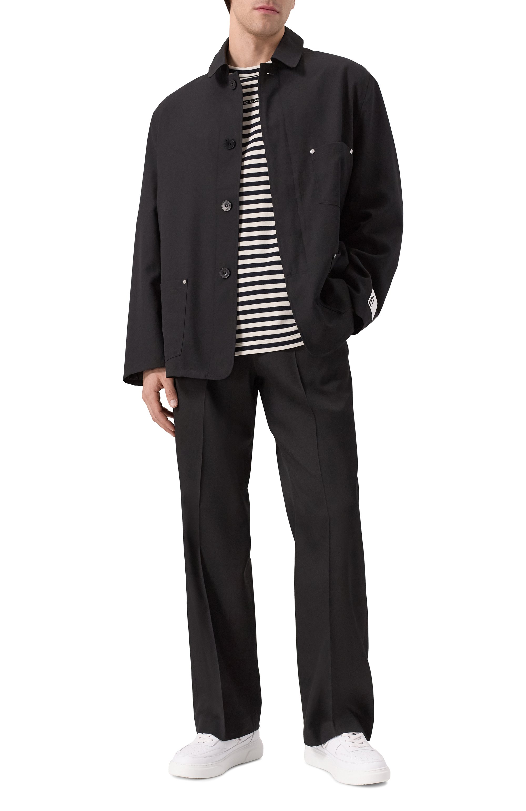 Шерстяные брюки GOLDEN GOOSE DELUXE BRAND, арт. GMP01870.P000965, фото 2