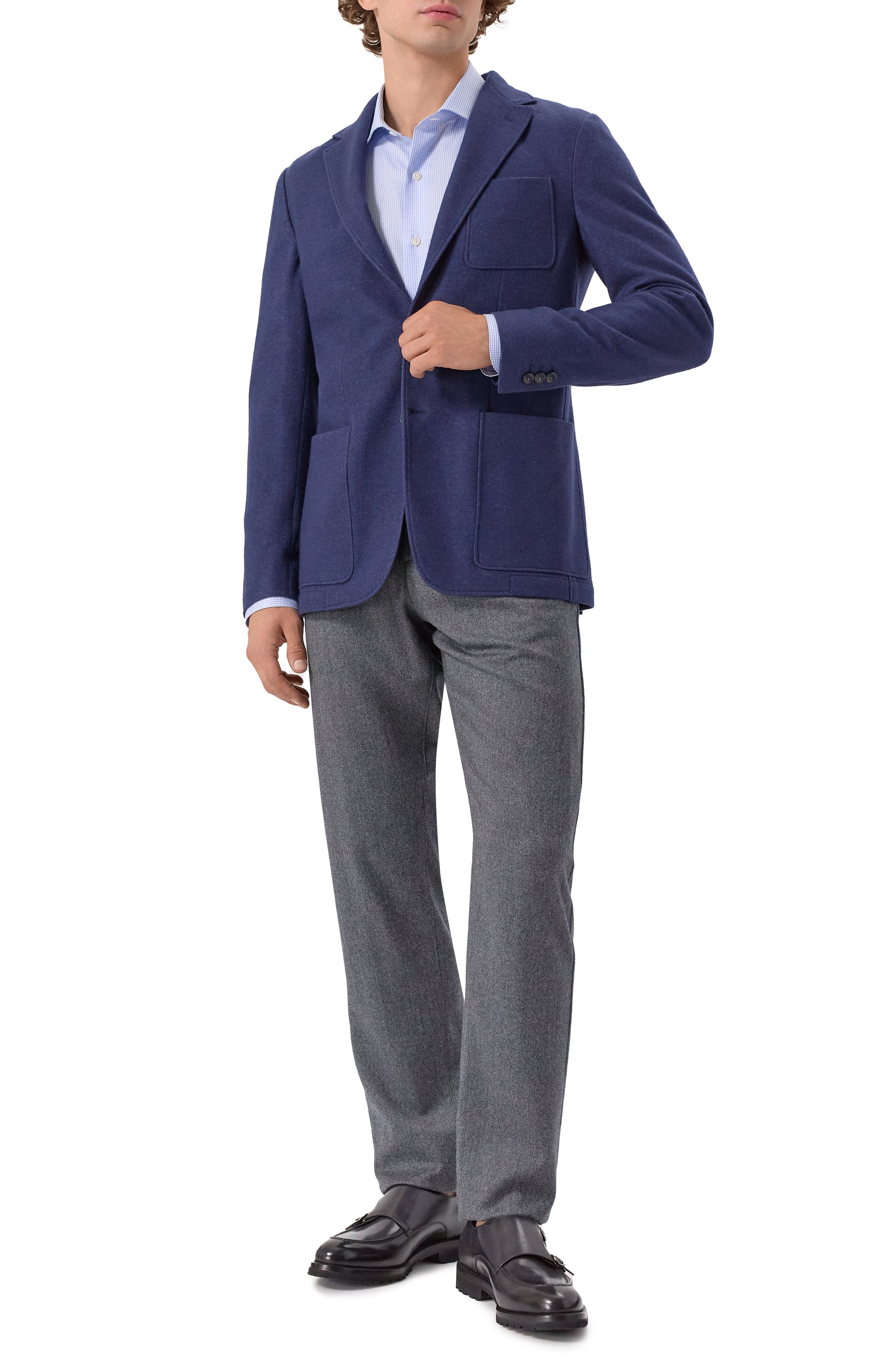 Шерстяной пиджак CANALI, арт. J0147/JJ02854, фото 2