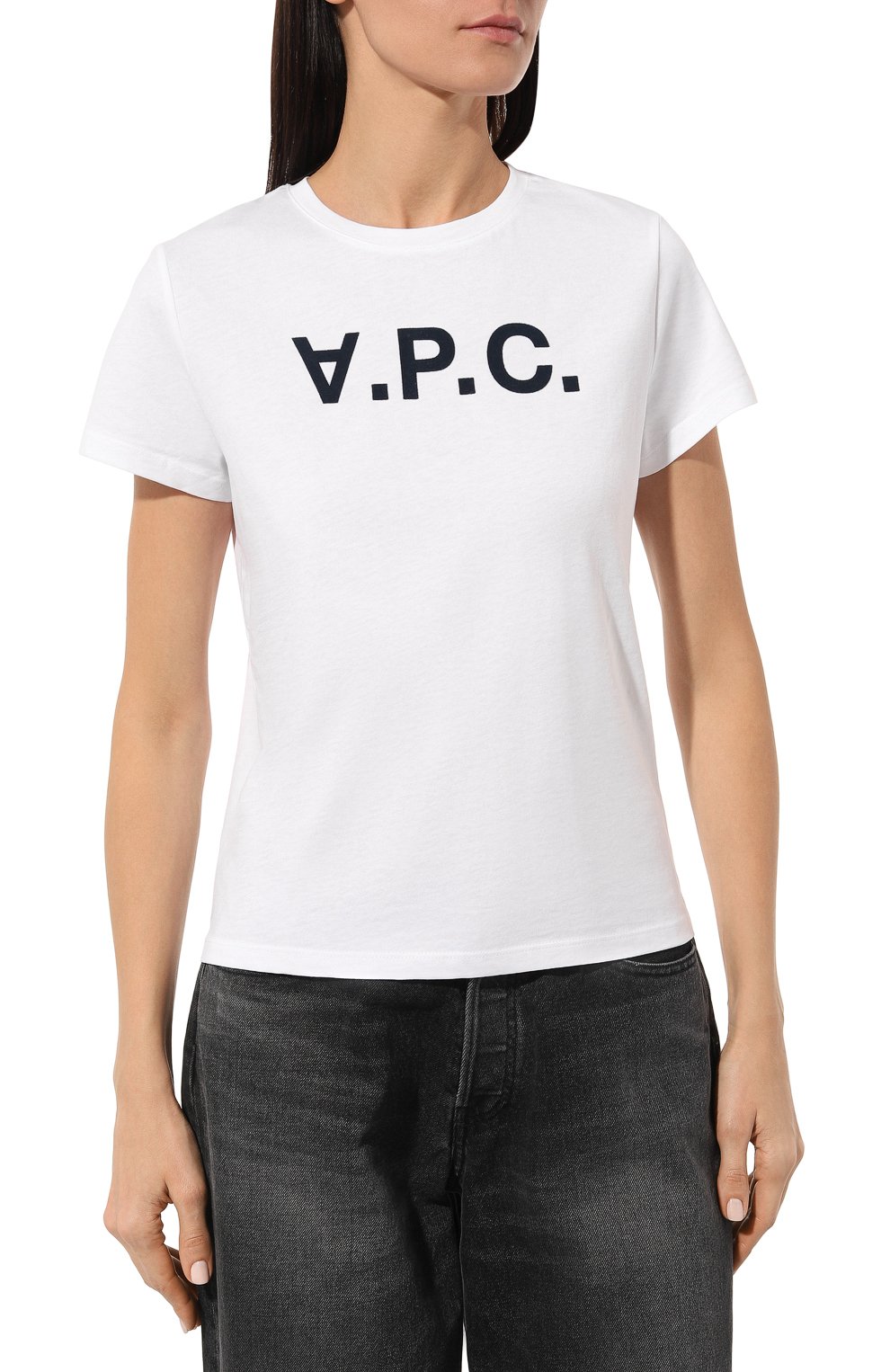 Хлопковая футболка A.P.C., арт. C0BQX-F26588, фото 3