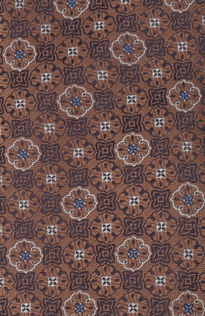 Шелковый галстук CANALI коричневого цвета по цене 21450 руб., арт. 18/HJ04491, фото 4 Шелковый галстук CANALI, арт. 18/HJ04491, фото 4