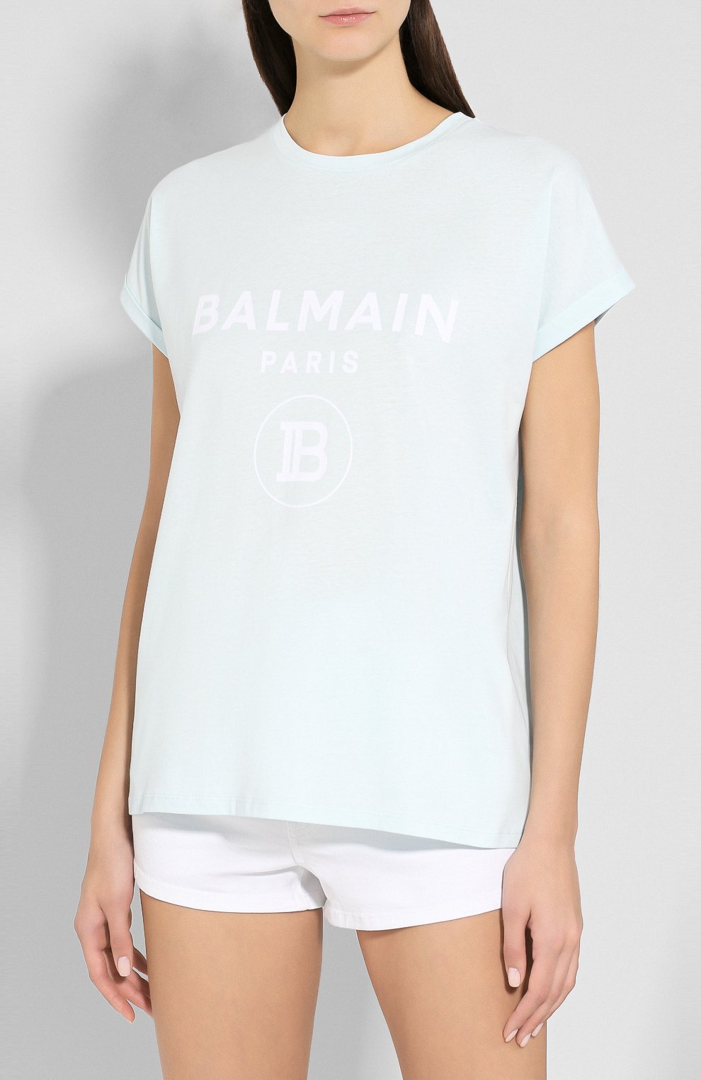 Хлопковая футболка BALMAIN, арт. SF21363/I240, фото 3