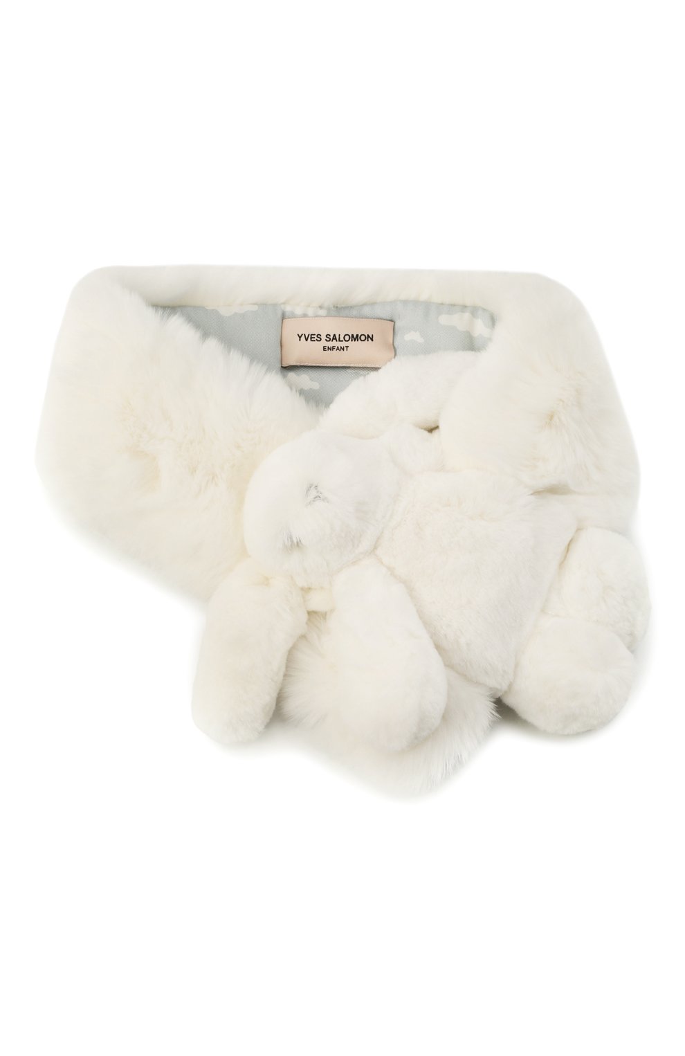 Меховой шарф из кролика YVES SALOMON ENFANT, арт. 21WEA703XXREXX, фото 1