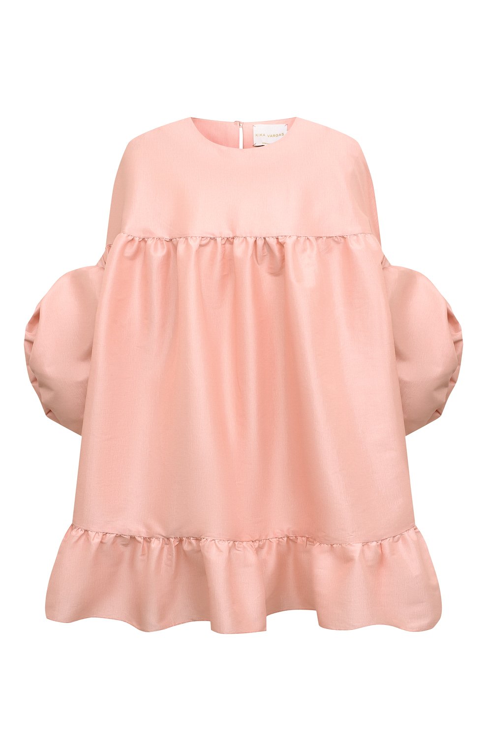 Шелковое платье KIKA VARGAS розового цвета по цене 66450 руб., арт. GINA DRESS/TAFFETA, фото 1 Шелковое платье KIKA VARGAS, арт. GINA DRESS/TAFFETA, фото 1