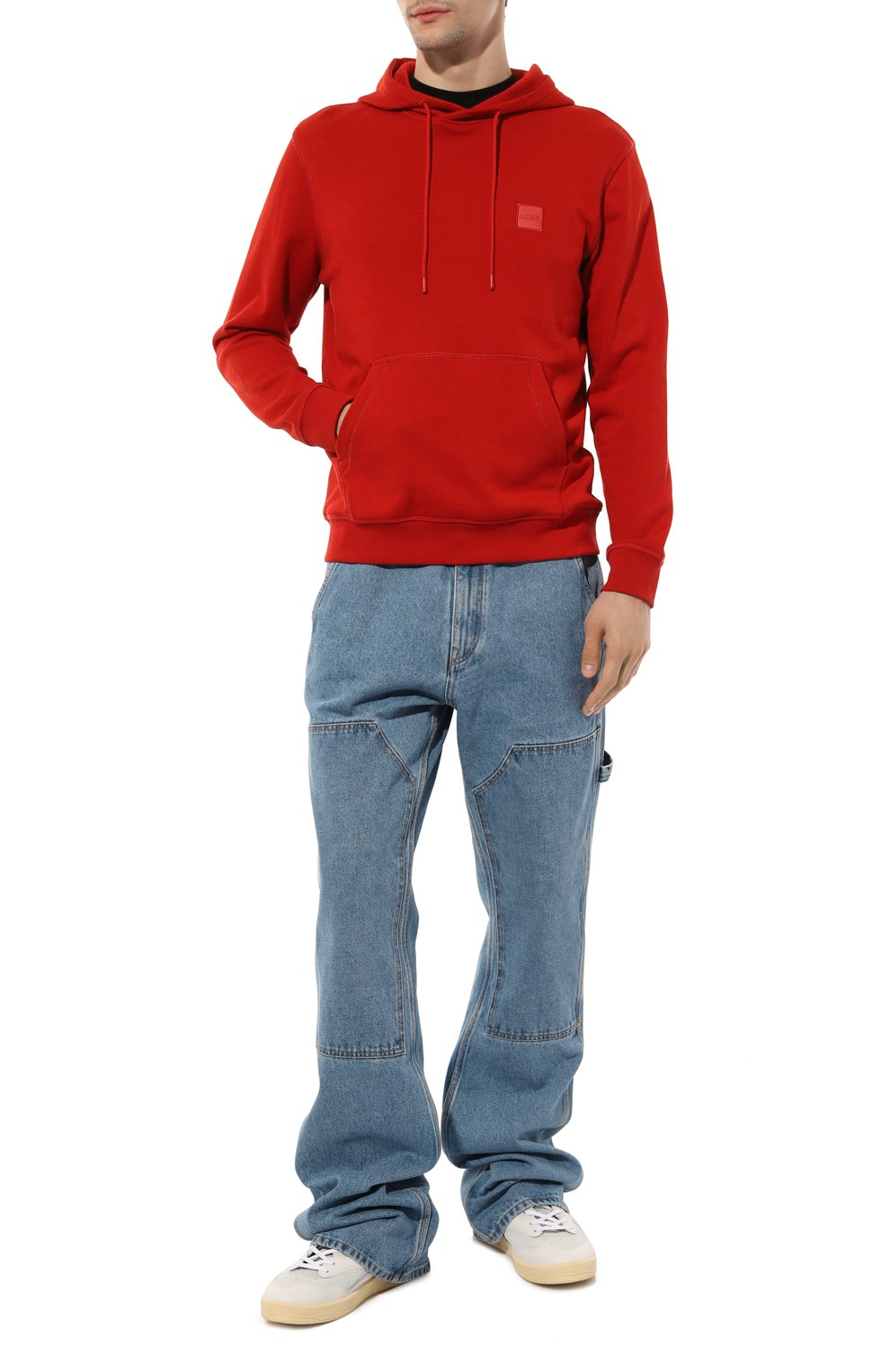 Хлопковое худи BOSS ORANGE, арт. 50468445, фото 2