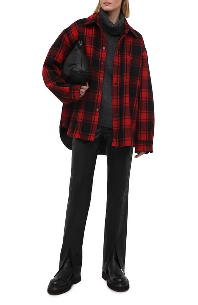 Кожаные брюки RAG AND BONE, арт. WCW20H70013401, фото 2