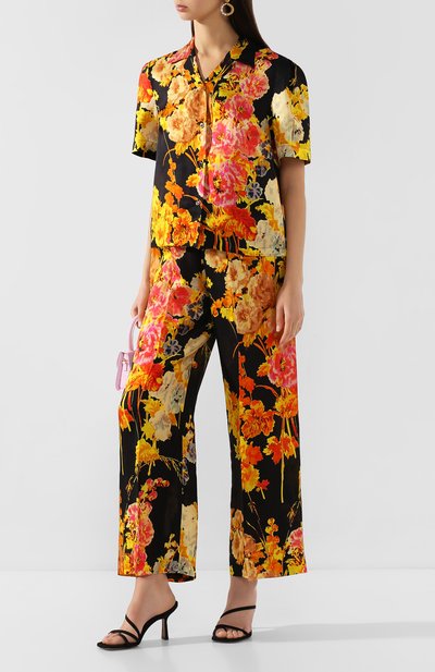 Брюки из вискозы DRIES VAN NOTEN, арт. 201-10983-9404, фото 2