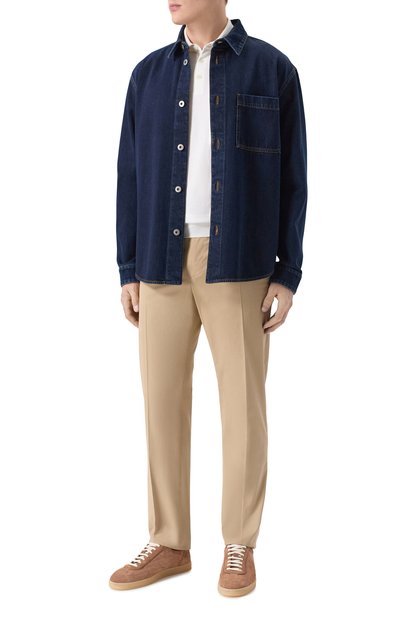 Хлопковые брюки DOLCE & GABBANA, арт. GP19VT/FUFJ9, фото 2