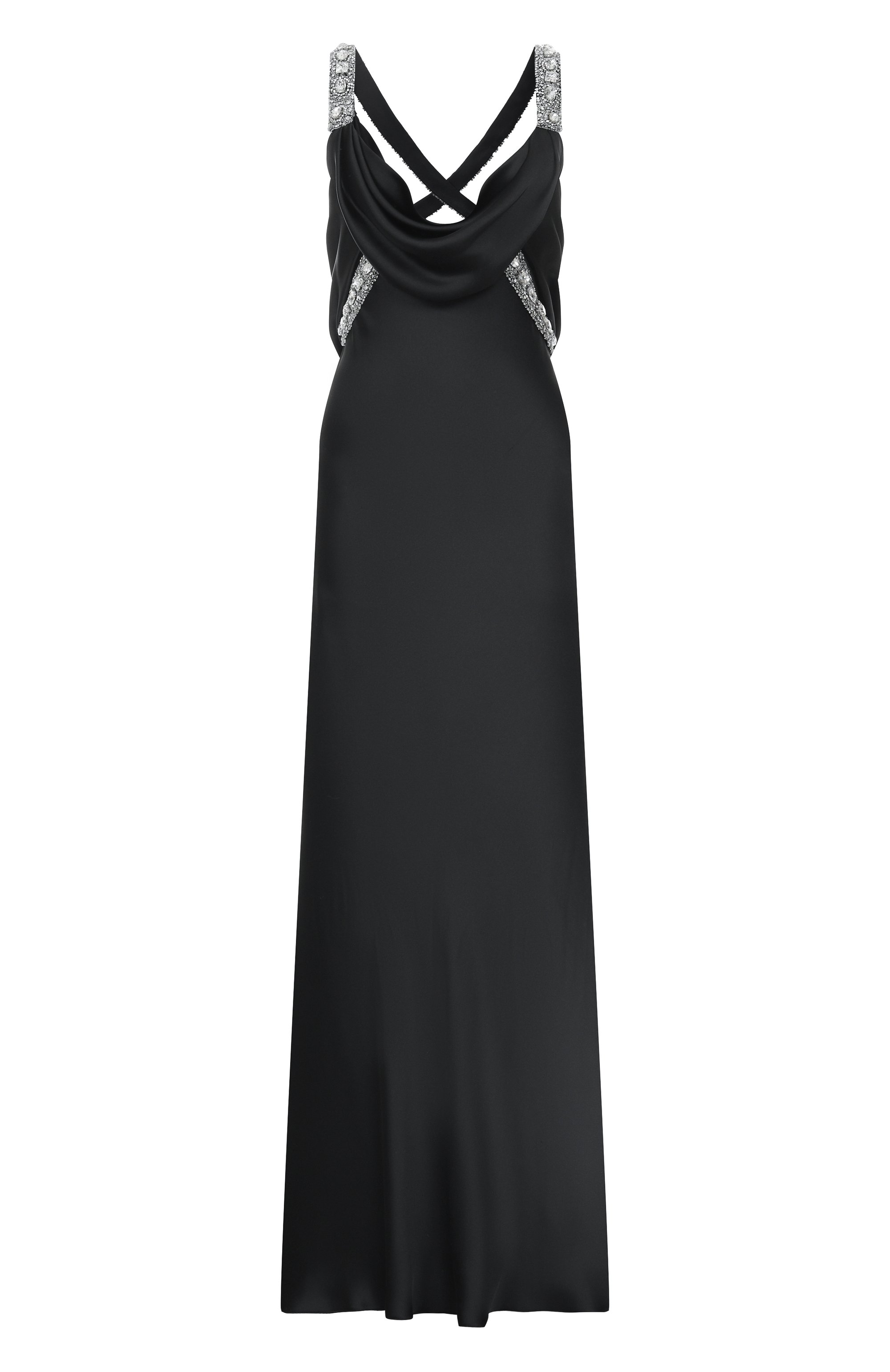 Платье с отделкой стразами ZUHAIR MURAD, арт. RDR25038/SABL005, фото 1