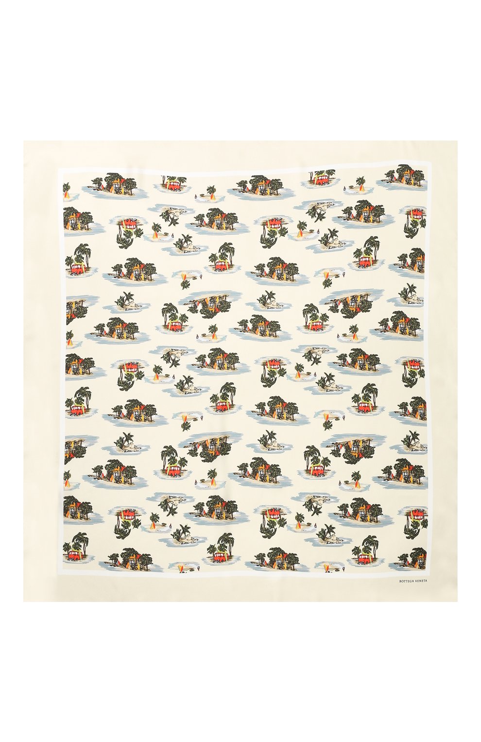 Шелковый платок BOTTEGA VENETA, арт. 563880/3V001, фото 2