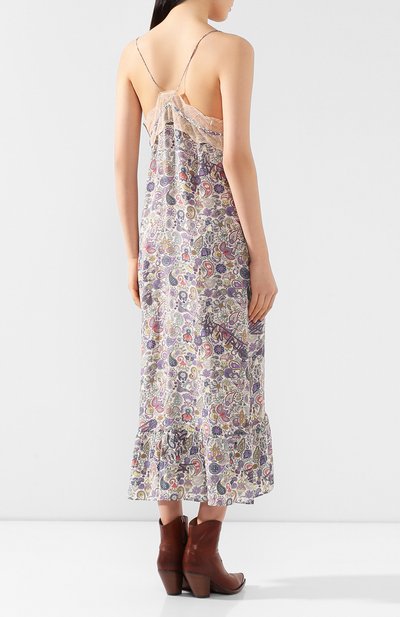 Платье ZADIG AND VOLTAIRE бежевого цвета по цене 23200 руб., арт. SJCP0406F, фото 4 Платье ZADIG AND VOLTAIRE, арт. SJCP0406F, фото 4