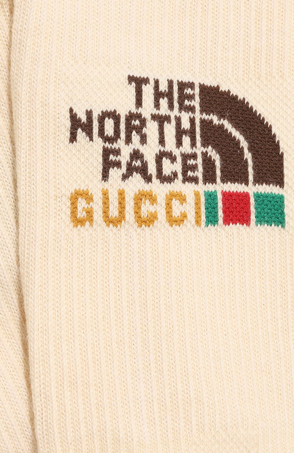 Хлопковые носки the north face x gucci GUCCI, арт. 652043 4G492, фото 2