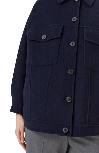 Шерстяное полупальто WEEKEND MAX MARA, арт. MIDA, фото 5