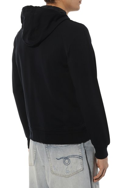 Хлопковая толстовка ZEGNA темно-синего цвета по цене 87950 руб., арт. UC553A6/C859, фото 4 Хлопковая толстовка ZEGNA, арт. UC553A6/C859, фото 4