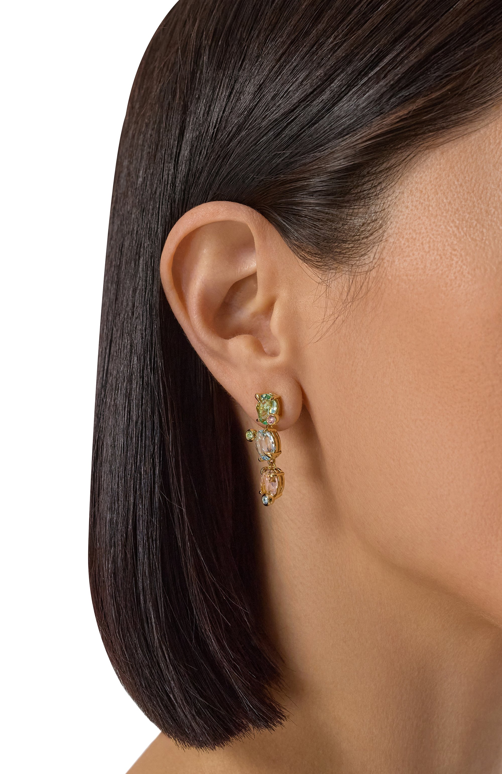 Серьги gema SWAROVSKI разноцветного цвета по цене 20550 руб., арт. 5714815, фото 4 Серьги gema SWAROVSKI, арт. 5714815, фото 4