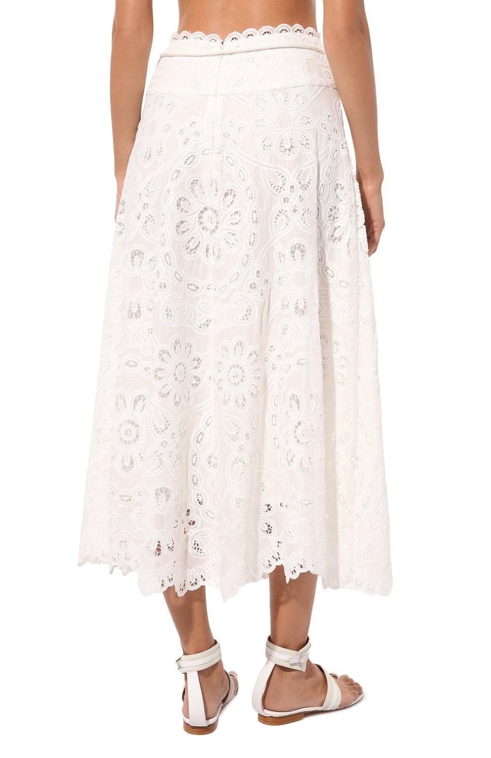 Хлопковая юбка ZIMMERMANN, арт. 1301SSS242, фото 4