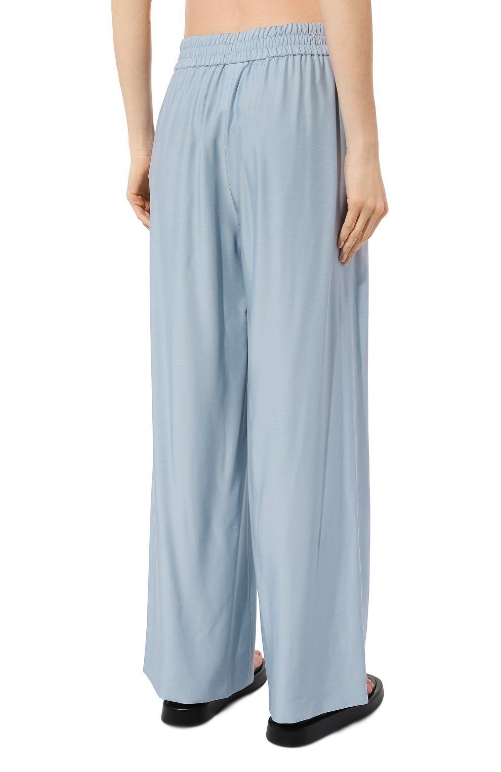 Брюки из вискозы и шелка WINDSOR голубого цвета по цене 48300 руб., арт. 52 DH152H 10014352, фото 4 Брюки из вискозы и шелка WINDSOR, арт. 52 DH152H 10014352, фото 4