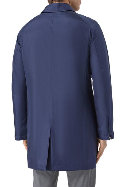 Плащ из шелка и шерсти ZILLI, арт. ATIMH1M0619VPIP00/66, фото 4