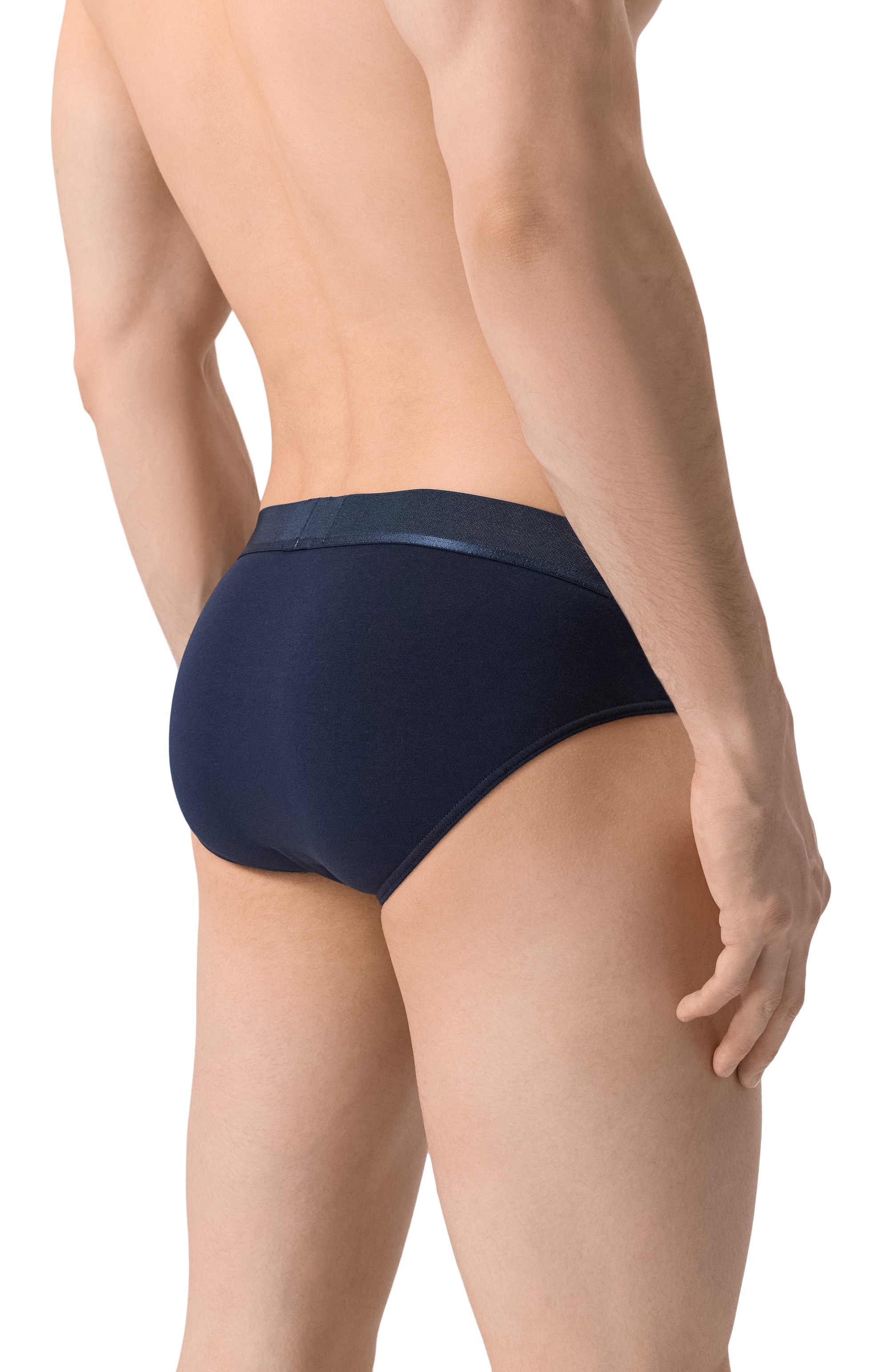 Комплект из трех брифов EMPORIO ARMANI темно-синего цвета по цене 6895 руб., арт. EM000258/AF10780, фото 7 Комплект из трех брифов EMPORIO ARMANI, арт. EM000258/AF10780, фото 7