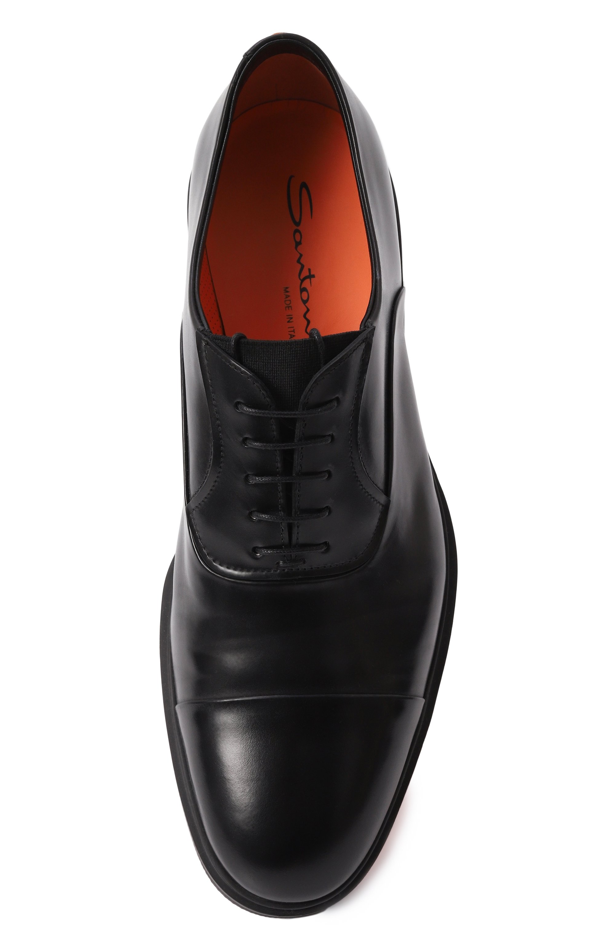 Кожаные оксфорды easy SANTONI, арт. MGEG18957NEAXNTG, фото 6