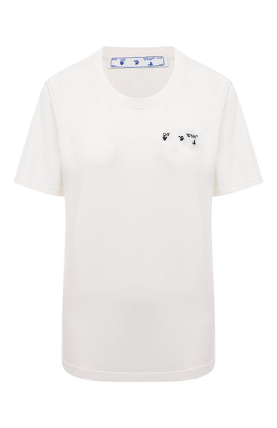 Женская хлопковая футболка OFF-WHITE, арт. 0WAA049R21JER001