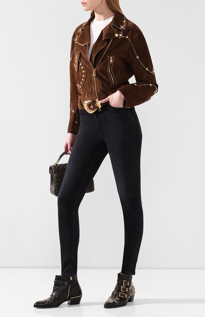 Кожаные казаки susanna CHLOÉ черного цвета по цене 118000 руб., арт. CHC16A13475, фото 2 Кожаные казаки susanna CHLOÉ, арт. CHC16A13475, фото 2