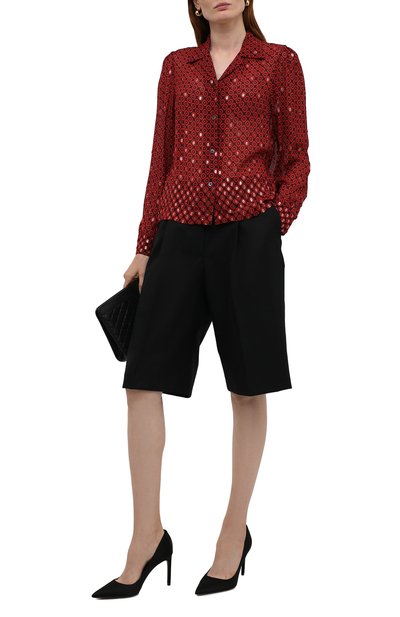 Блузка из вискозы DRIES VAN NOTEN красного цвета по цене 84100 руб., арт. 212-030703-3005, фото 2 Блузка из вискозы DRIES VAN NOTEN, арт. 212-030703-3005, фото 2