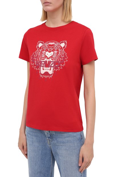 Хлопковая футболка KENZO, арт. FA62TS8464YB, фото 3