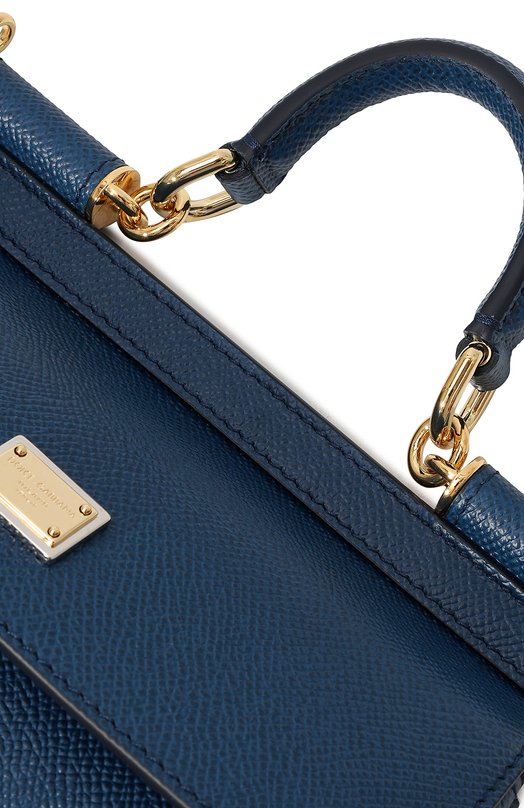 Сумка Sicily small Dolce & Gabbana BB9116_BE9116/A1001_1 Синий  BB9116_BE9116/A1001_1 Фото 3