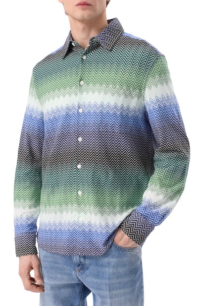 Хлопковая рубашка MISSONI, арт. US25SJ0K/BR010V, фото 3