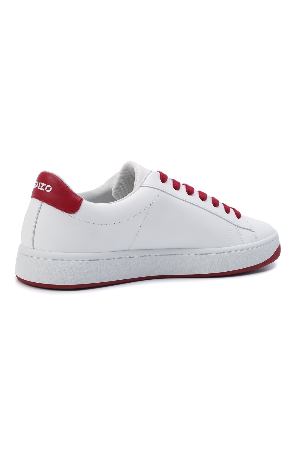 Кожаные кеды KENZO белого цвета по цене 33100 руб., арт. FC55SN170L71, фото 5 Кожаные кеды KENZO, арт. FC55SN170L71, фото 5