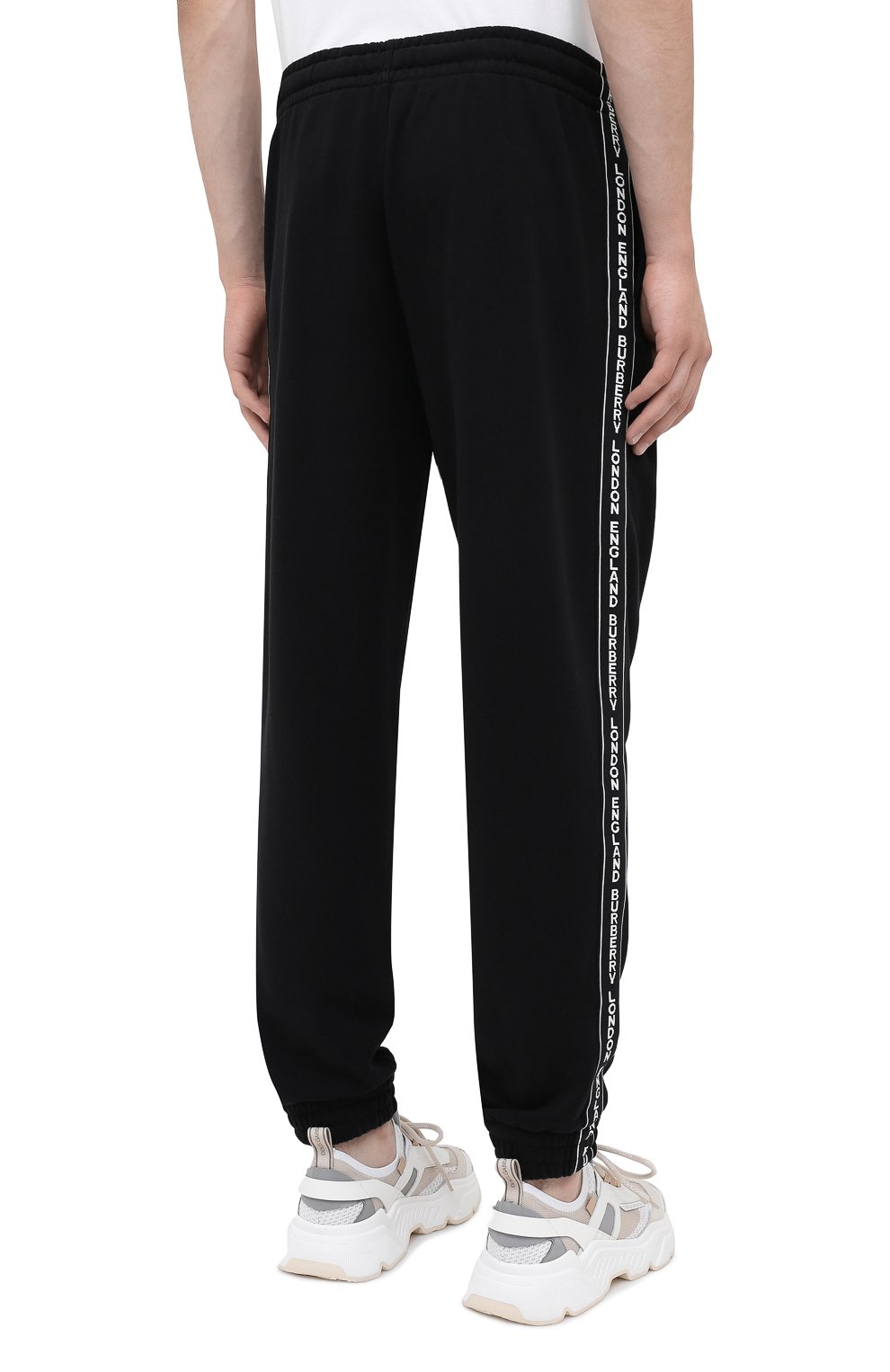 Хлопковые джоггеры BURBERRY, арт. 8026230, фото 4