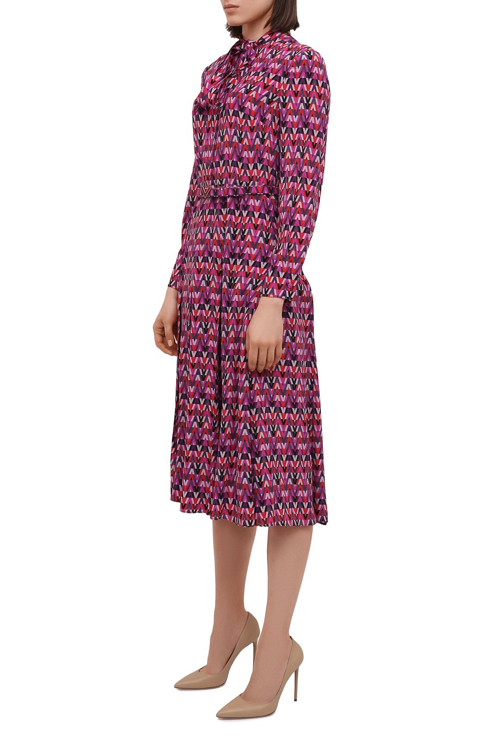Шелковое платье VALENTINO, арт. XB3VAYE273L, фото 3