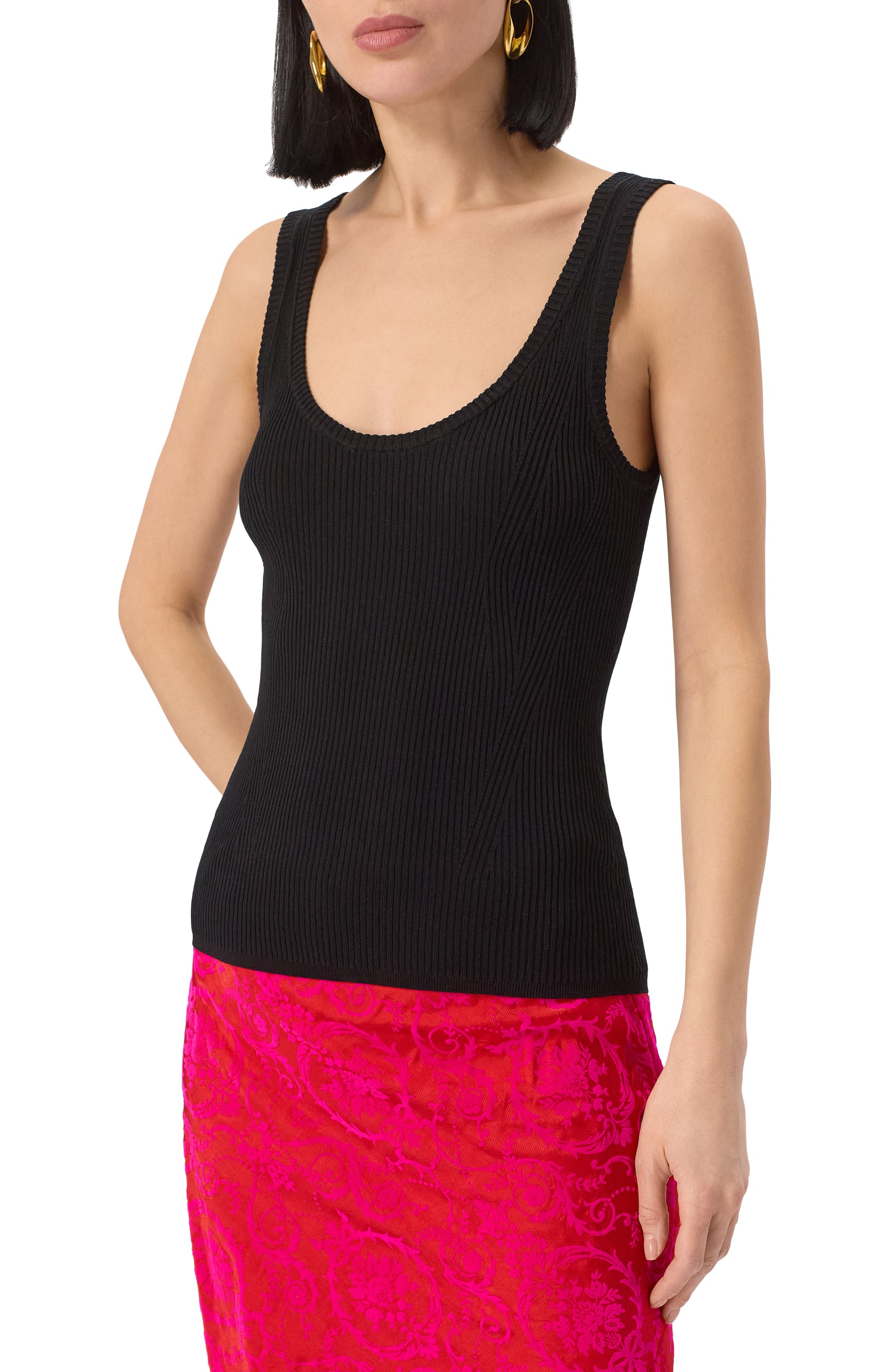 Хлопковая майка DRIES VAN NOTEN, арт. 251-011204-1702, фото 3