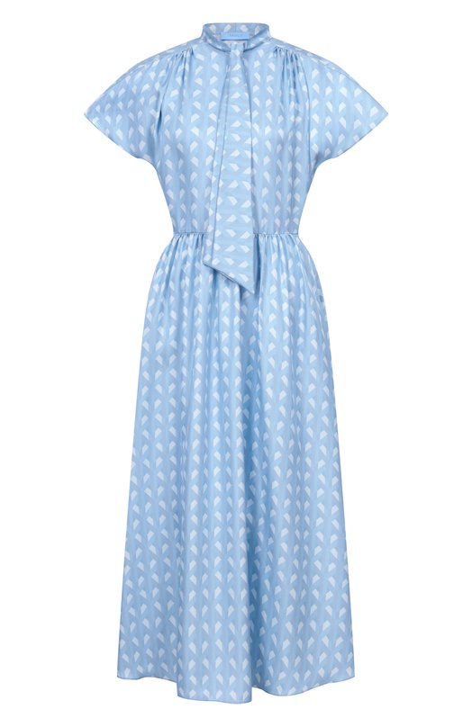 Шелковое платье MVST M26.2PW.D032/F127 TWILL PRINT Голубой M26.2PW.D032/F127 TWILL PRINT