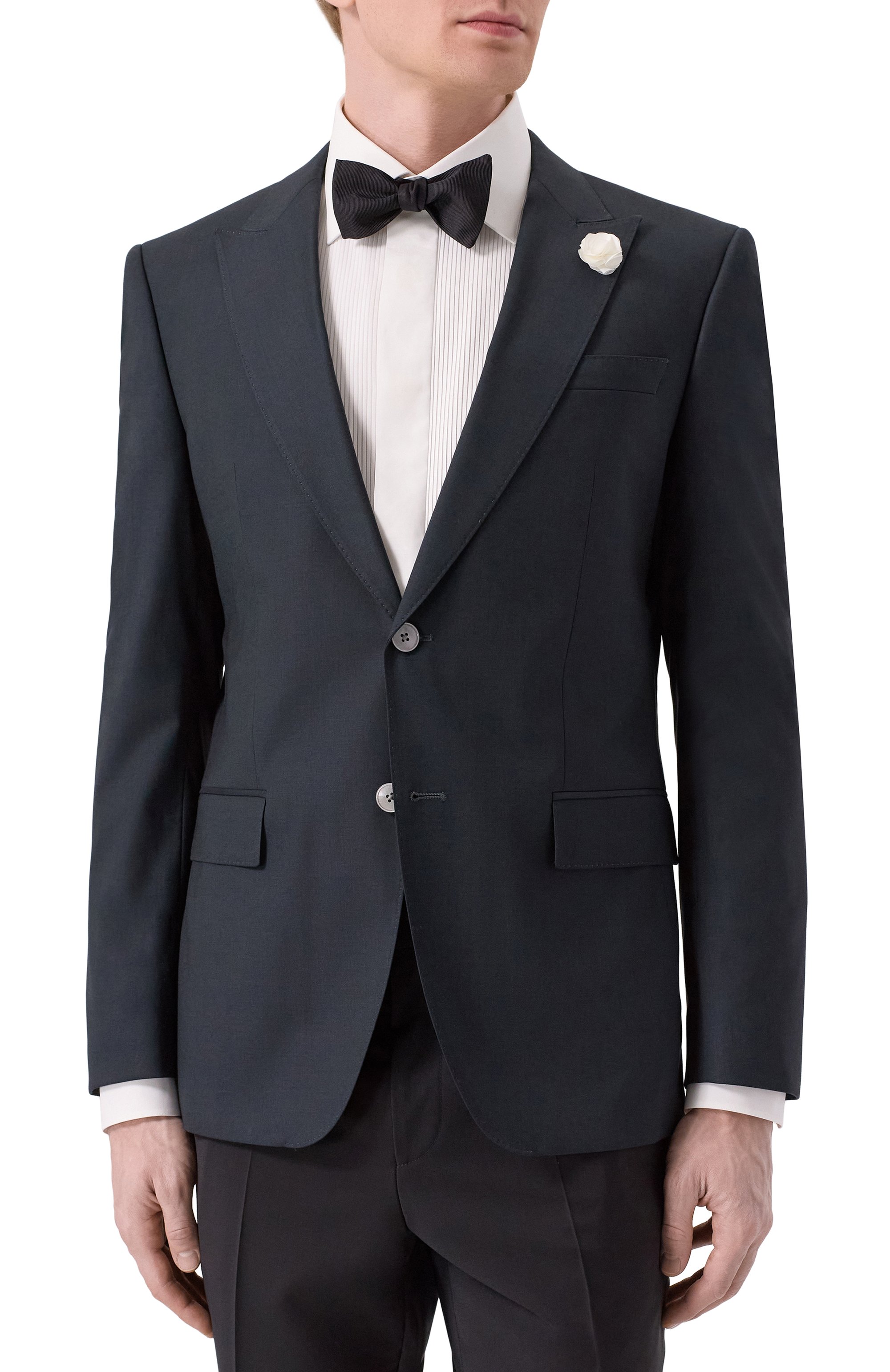 Пиджак из шерсти и вискозы BOSS, арт. 50557512, фото 3