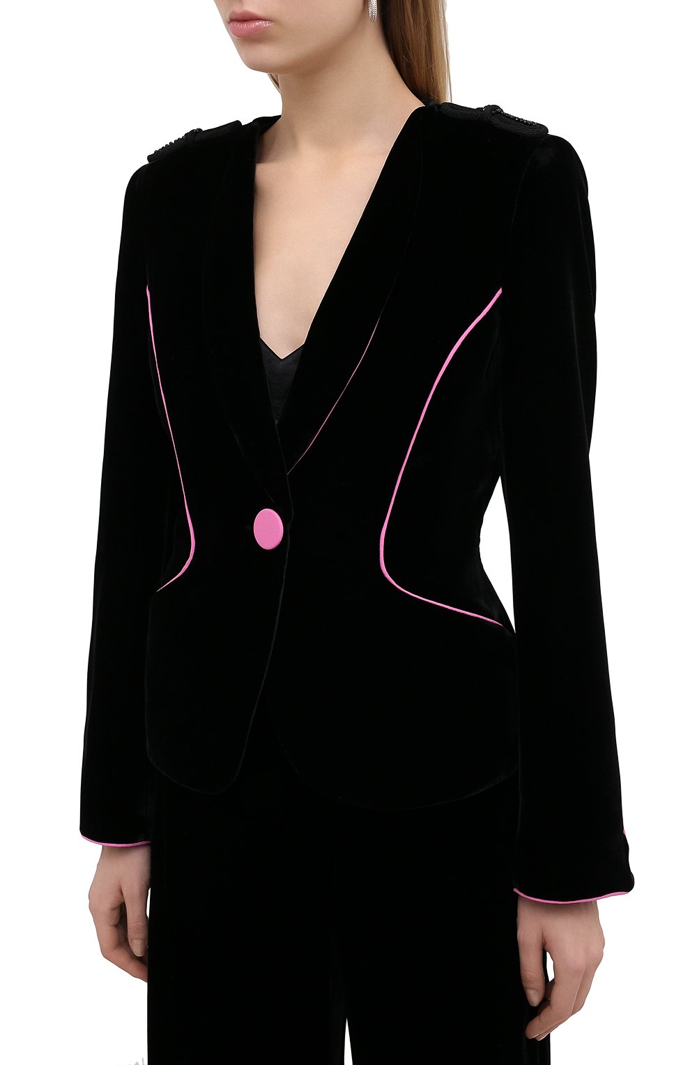 Бархатный жакет GIORGIO ARMANI, арт. 0WHGG0K9/T01FD, фото 3