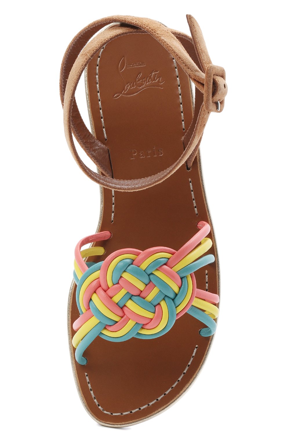 Кожаные сандалии ella CHRISTIAN LOUBOUTIN, арт. 1210702/ELLA FLAT, фото 5