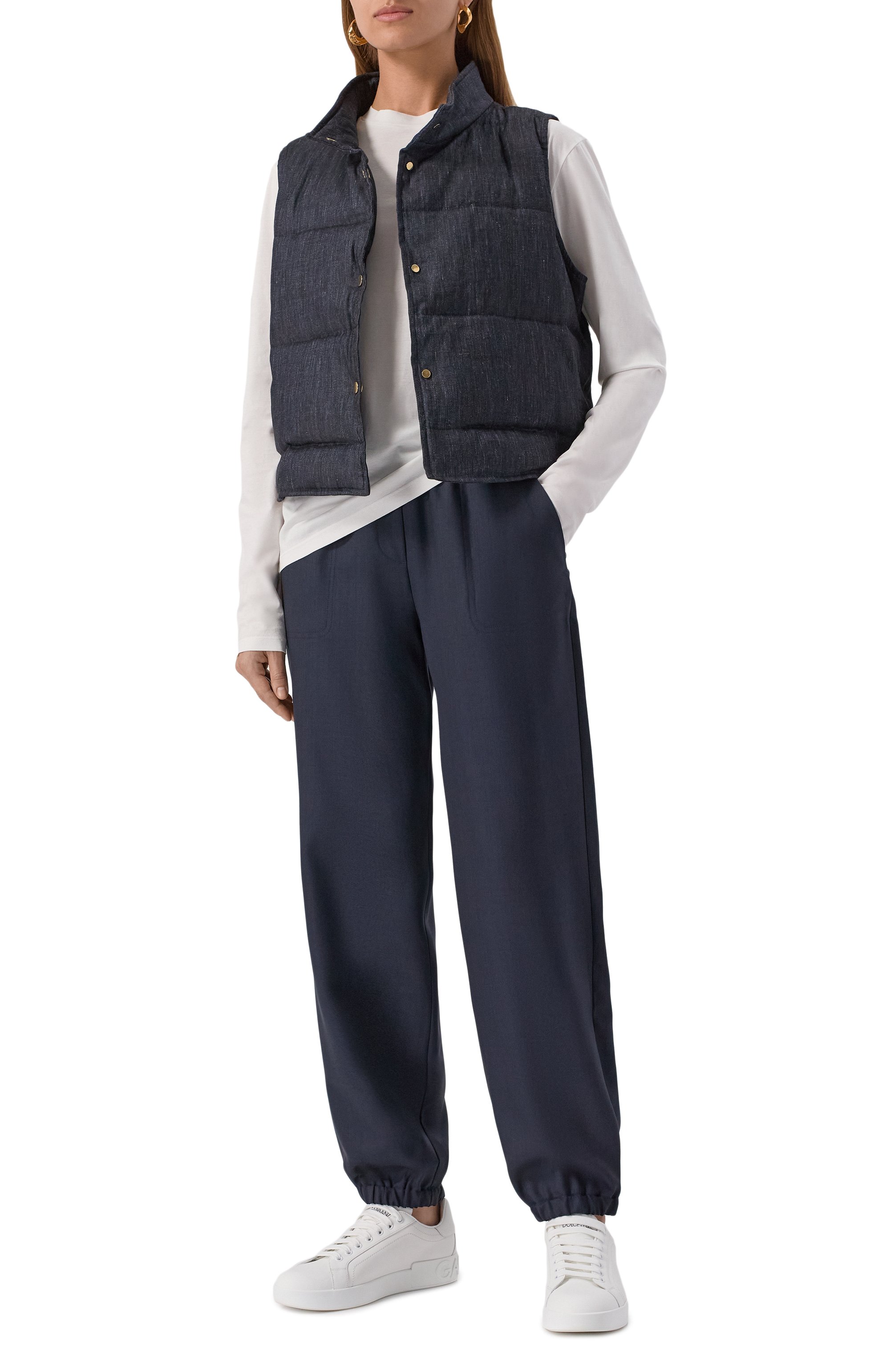 Шерстяные джоггеры LORENA ANTONIAZZI, арт. PA80P/5004, фото 2