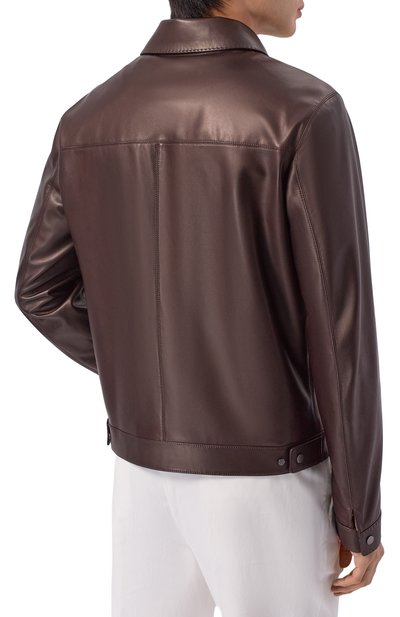 Кожаная куртка MVST, арт. M26.2PM.L021/L011 NAPPA CREAM, фото 4