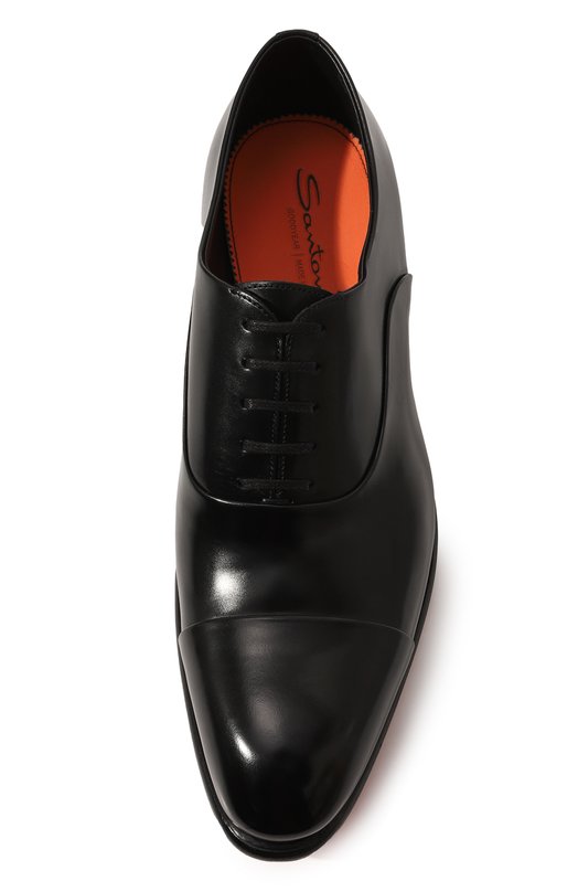 фото Кожаные оксфорды santoni