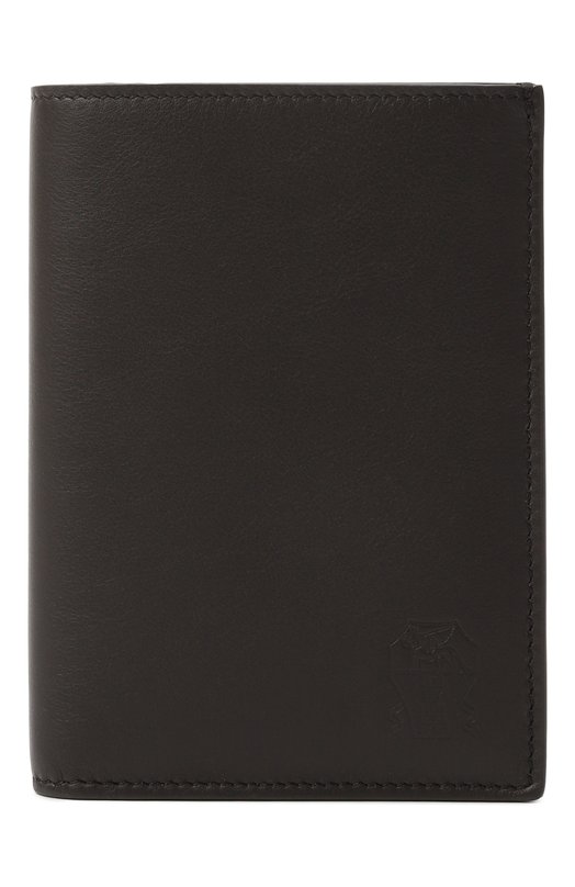 Кожаная обложка для паспорта Brunello Cucinelli MWZNBU436 Коричневый MWZNBU436