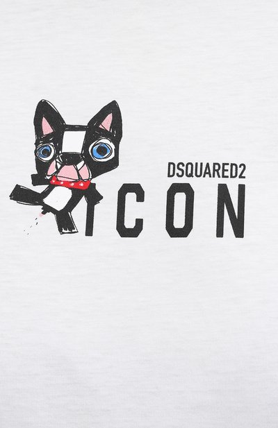 Хлопковая футболка DSQUARED2, арт. S80GC0018/S23009, фото 5
