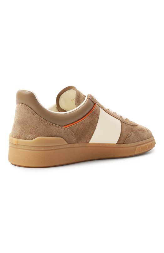 Замшевые кеды Upvillage Valentino 7Y2S0H77/LAL Бежевый  7Y2S0H77/LAL Фото 5
