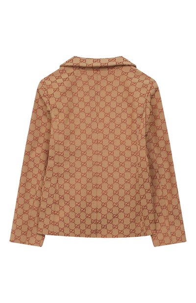 Хлопковый пиджак GUCCI, арт. 574013/XWAGF, фото 2