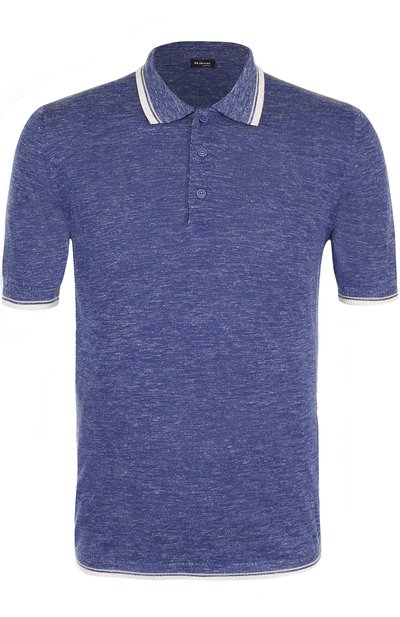 Поло из шелка и льна KITON, арт. UK285, фото 1