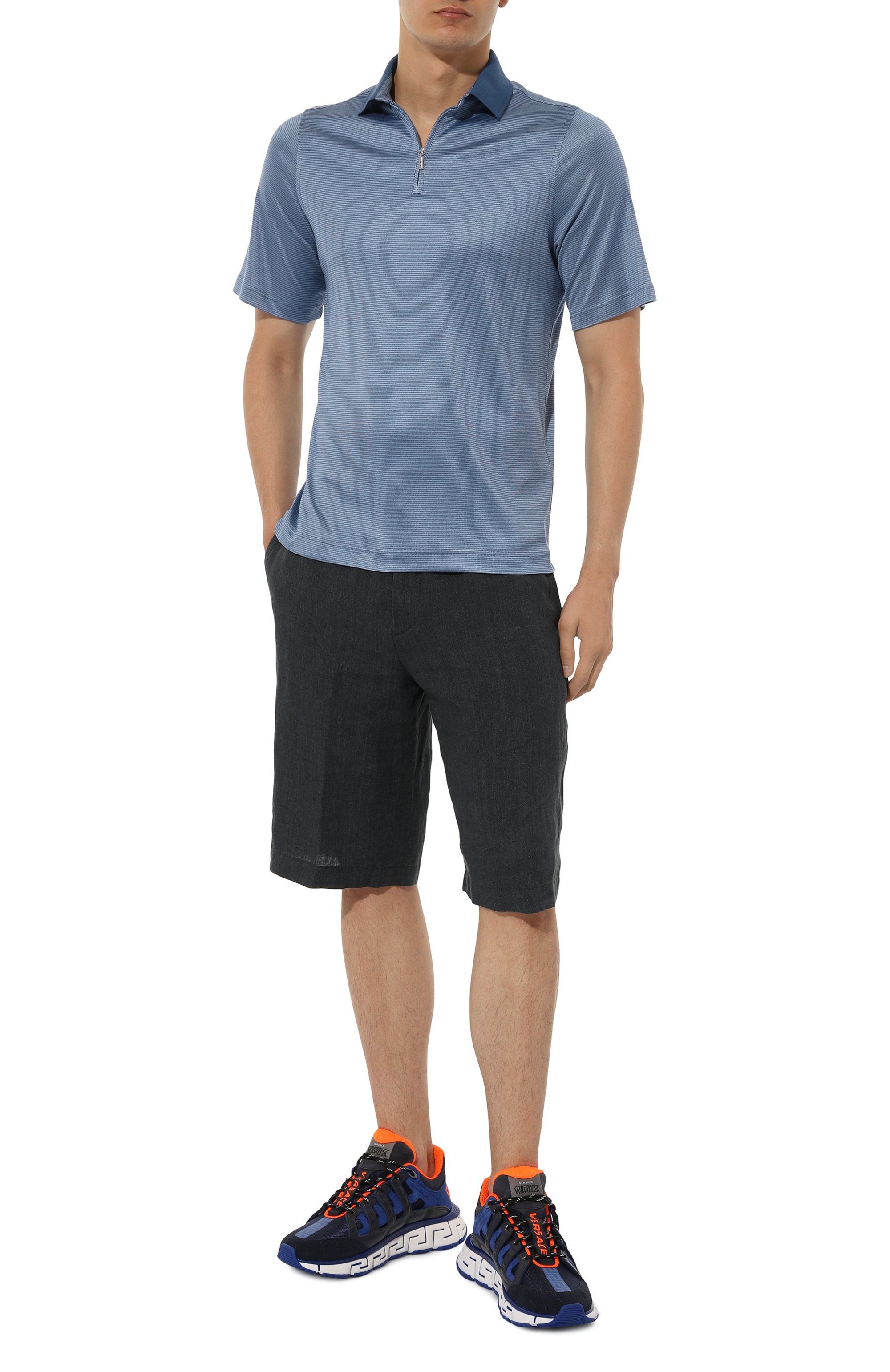 Льняные шорты ZEGNA, арт. UBI32A5/TB11433, фото 2