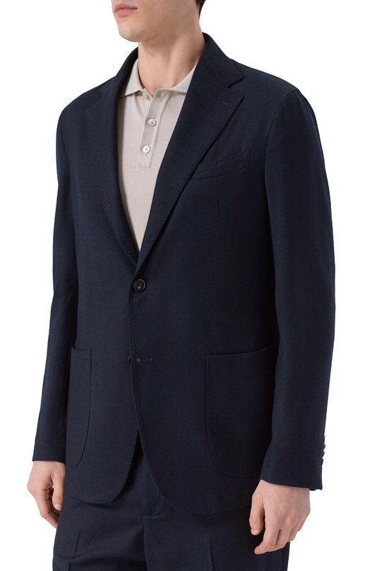 Шерстяной костюм Andrea Campagna GREC0C0LFS/400129B Синий  GREC0C0LFS/400129B Фото 2